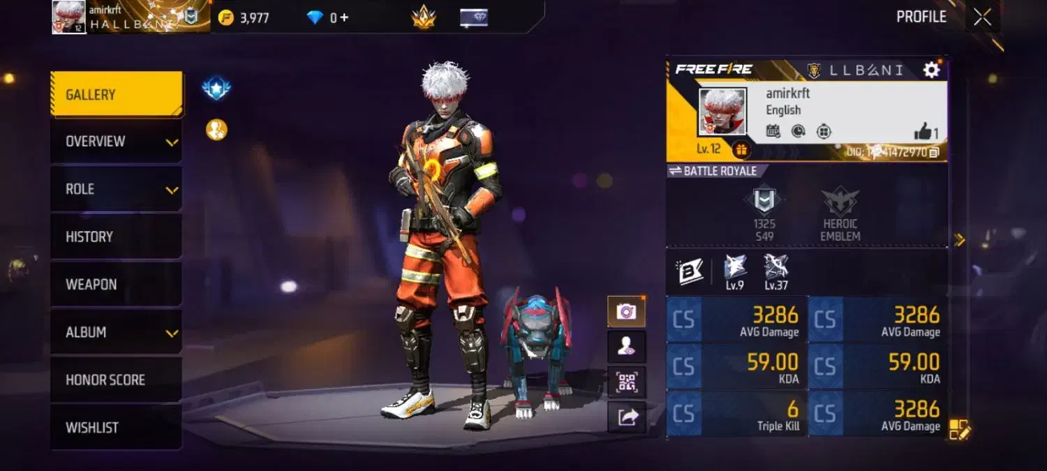 اکانت‌فری‌فایر|کنسول، بازی ویدئویی و آنلاین|صباشهر, |دیوار