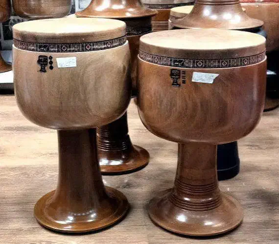 تمبک ۳ مهر سقا دولتی چوب گردو|سازهای سنتی|تهران, شمس‌آباد|دیوار