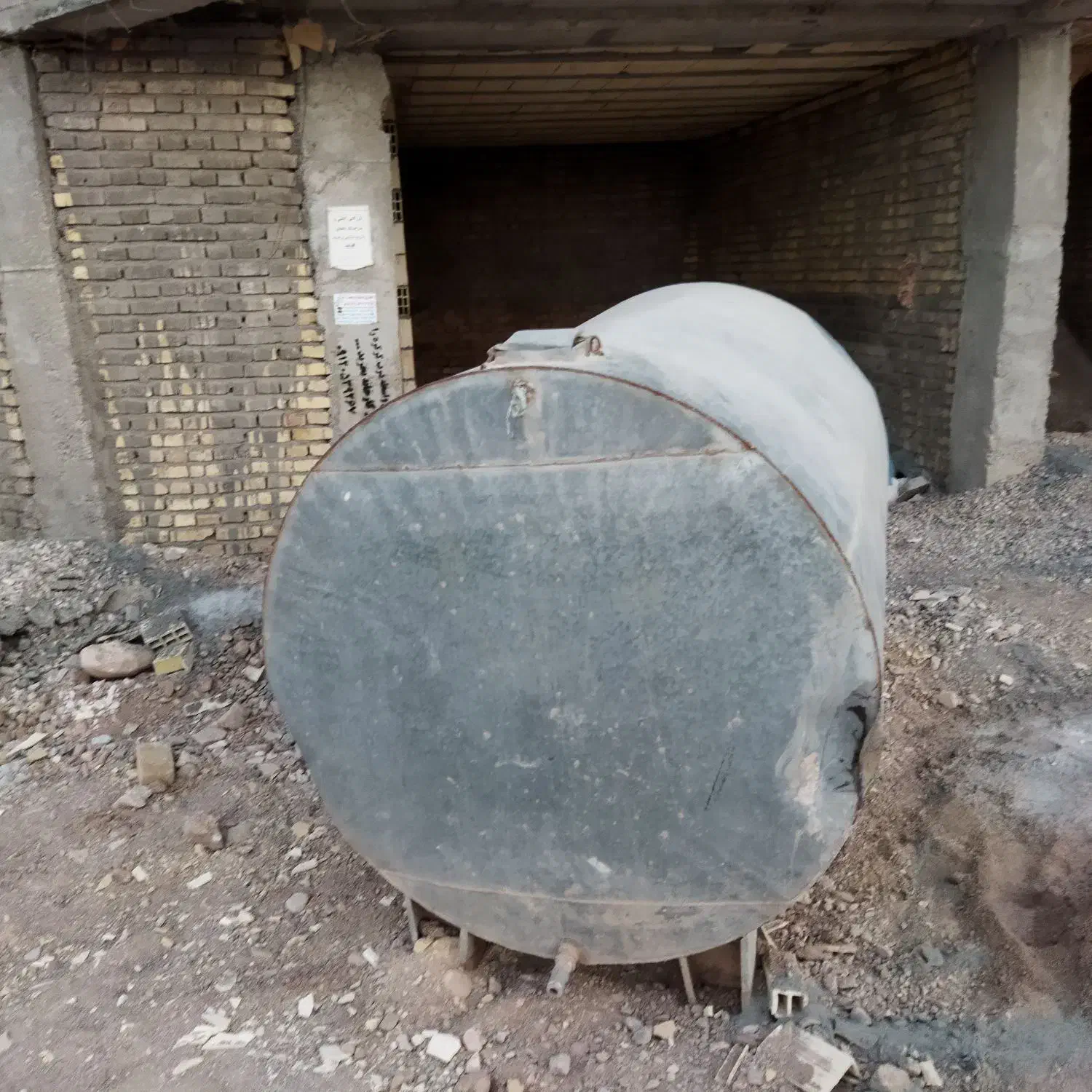 تانکر آب گالوانیزه|مصالح و تجهیزات ساختمان|تفت, |دیوار