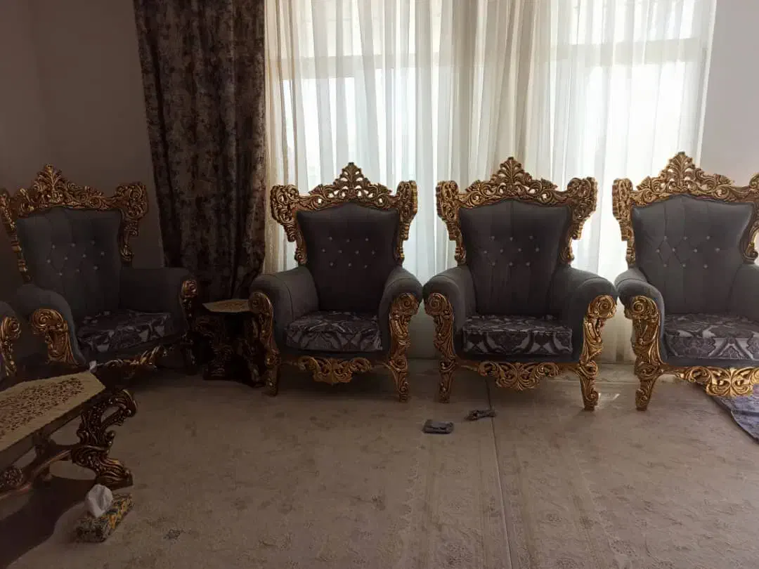 مبل هفت نفره استیل|مبلمان خانگی و میز عسلی|نسیمشهر, |دیوار