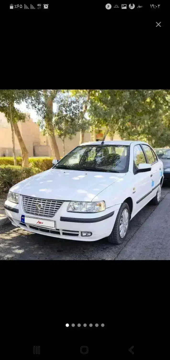 سمندمدل ۹۲ EF7دوگانه کارخانه پایه گاز سوز استثنایی|خودرو سواری و وانت|قروه, |دیوار