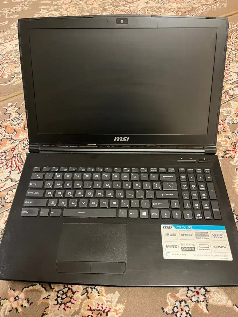 لپ تاپ msi cx62 گرافیکدار|رایانه همراه|تهران, لویزان|دیوار