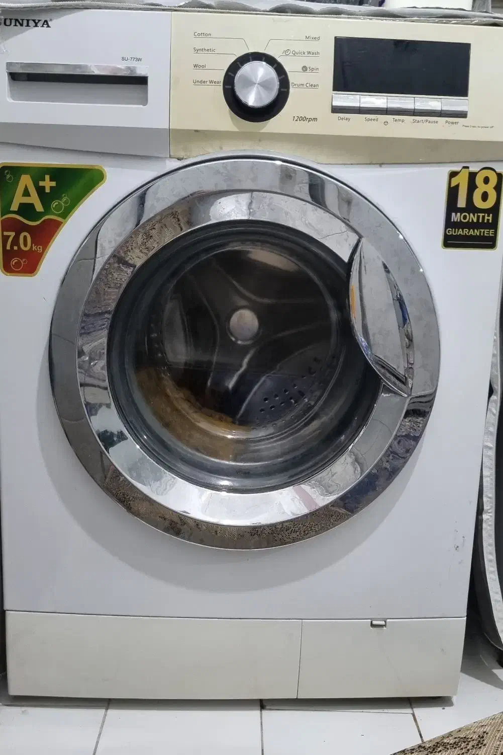 فروش فوری لباسشویی suniya|ماشین لباسشویی و خشککن لباس|محمدیه-قزوین, |دیوار