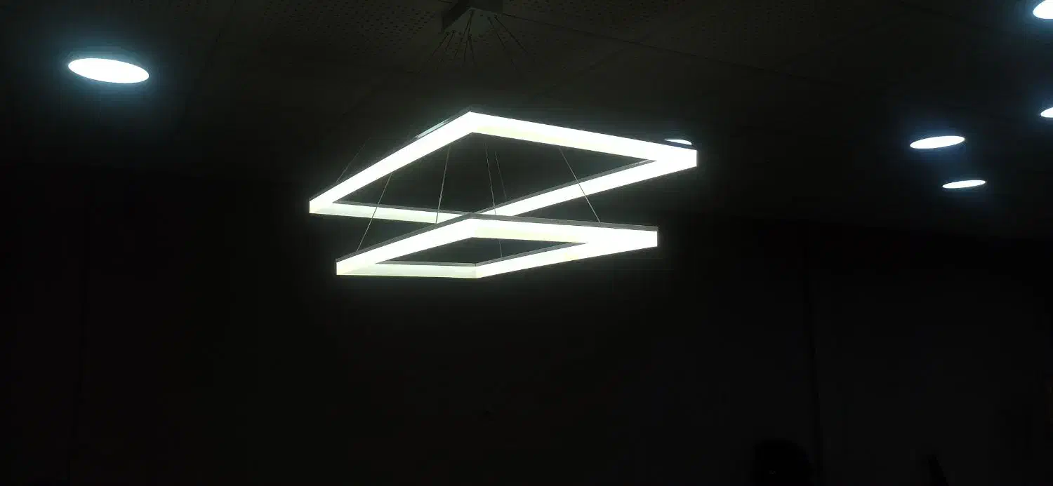 لوستر پلکسی، دو طبقه ۱۲۰ سانتی|لوستر و چراغ آویز|ایلام, |دیوار