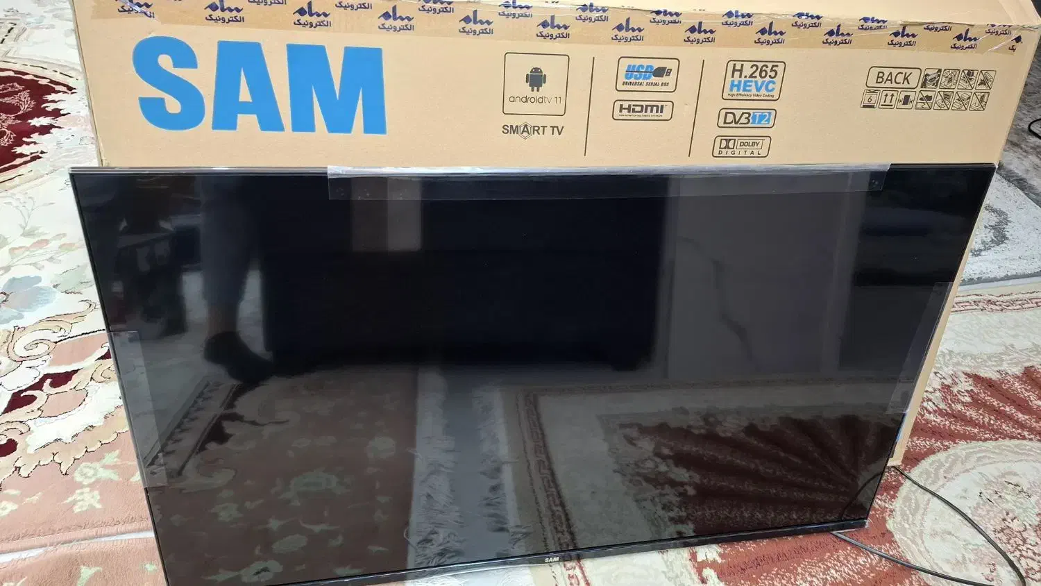 تلوزیون ۴۳ اینچ سام|تلویزیون و پروژکتور|جهرم, |دیوار