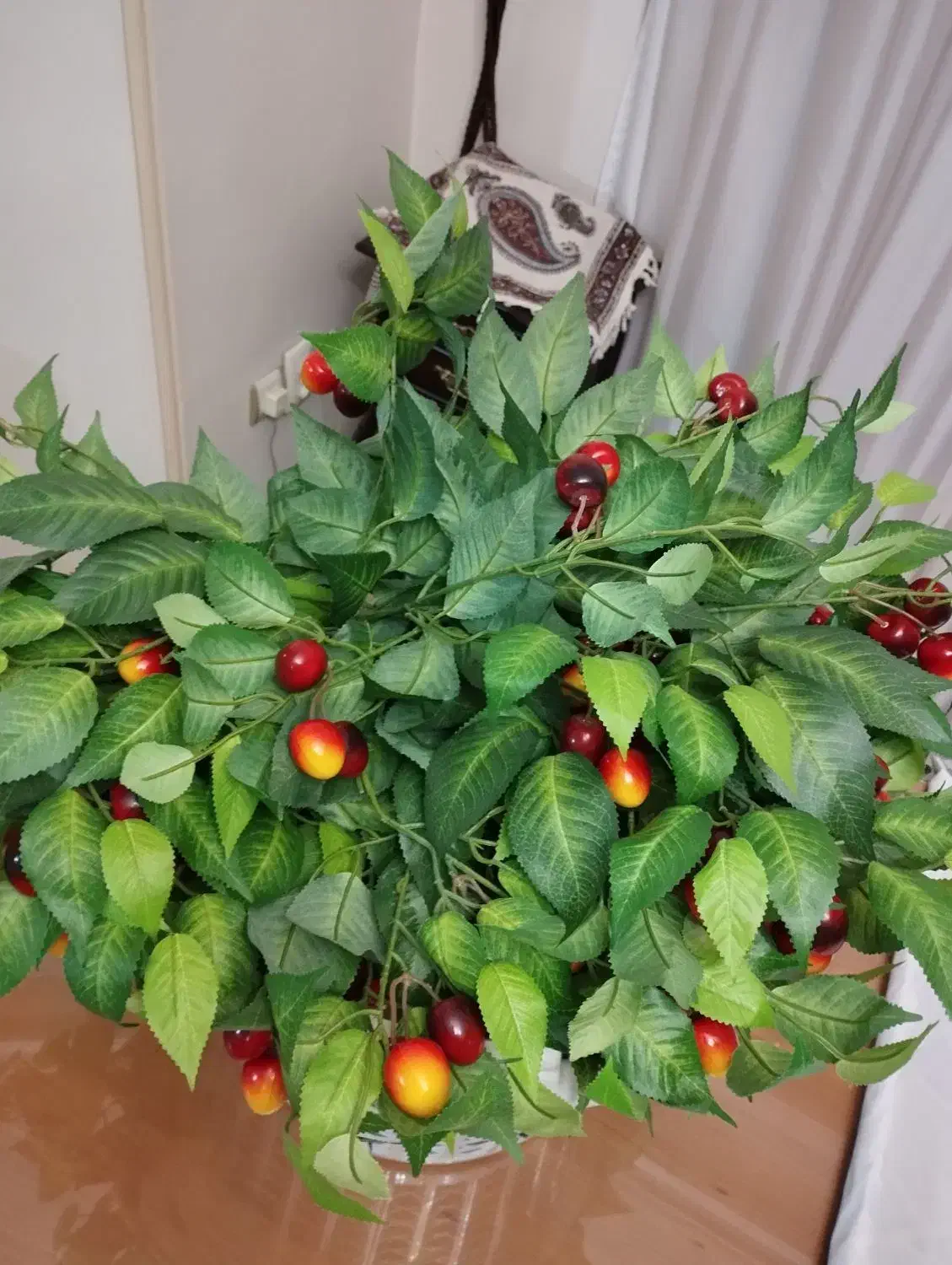 شاخه گیلاس مصنوعی خارجی|گل مصنوعی|فردیس, فردیس|دیوار