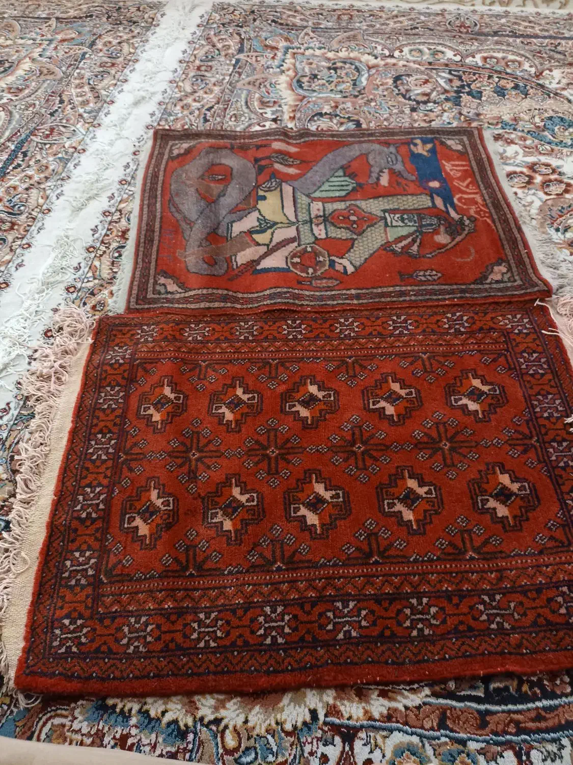 قالیچه دستباف امتردر180|فرش|کردکوی, |دیوار