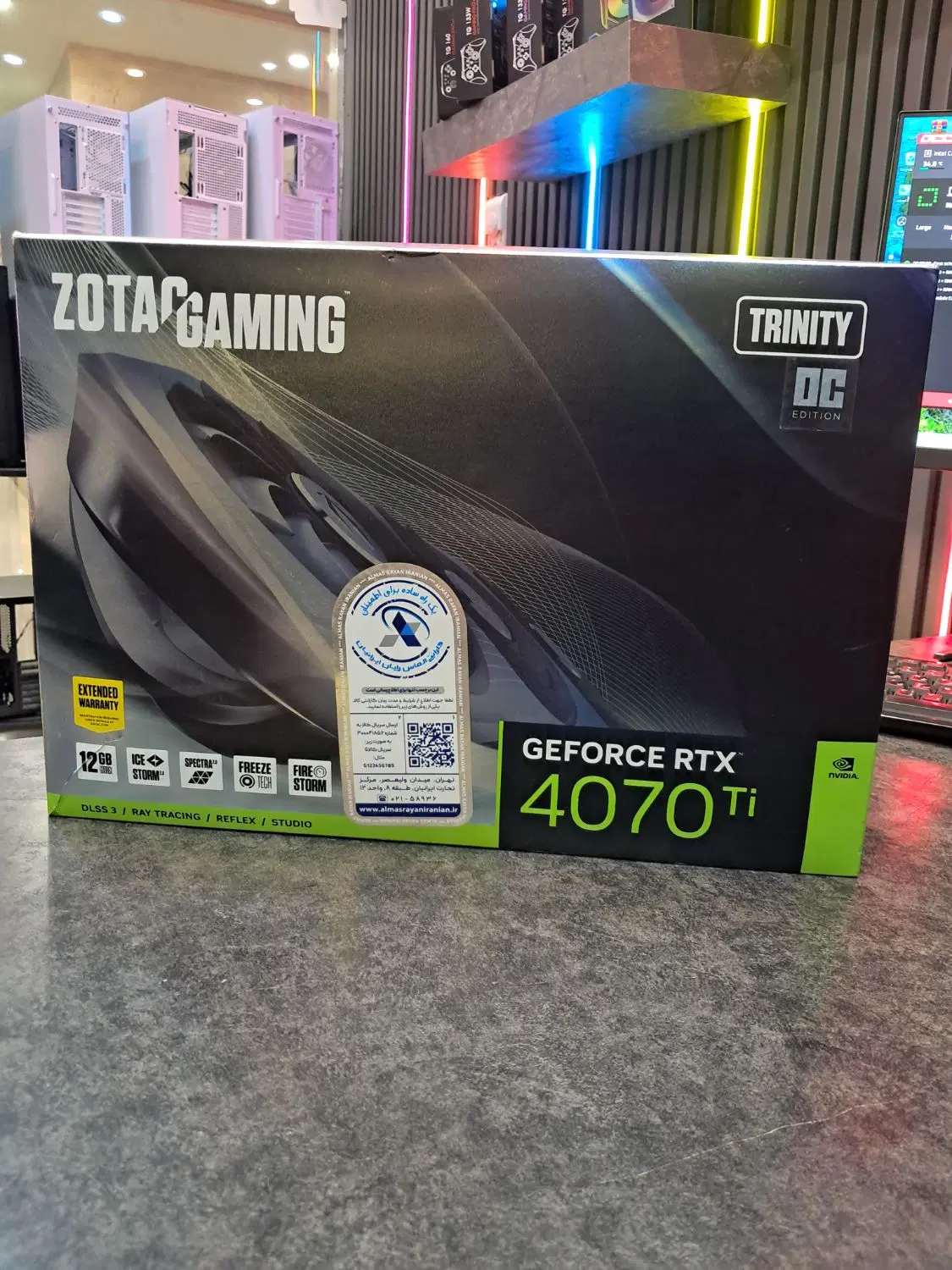 RTX 4070TI 12GB ZOTAC|قطعات و لوازم جانبی رایانه|مشهد, کوه سنگی|دیوار