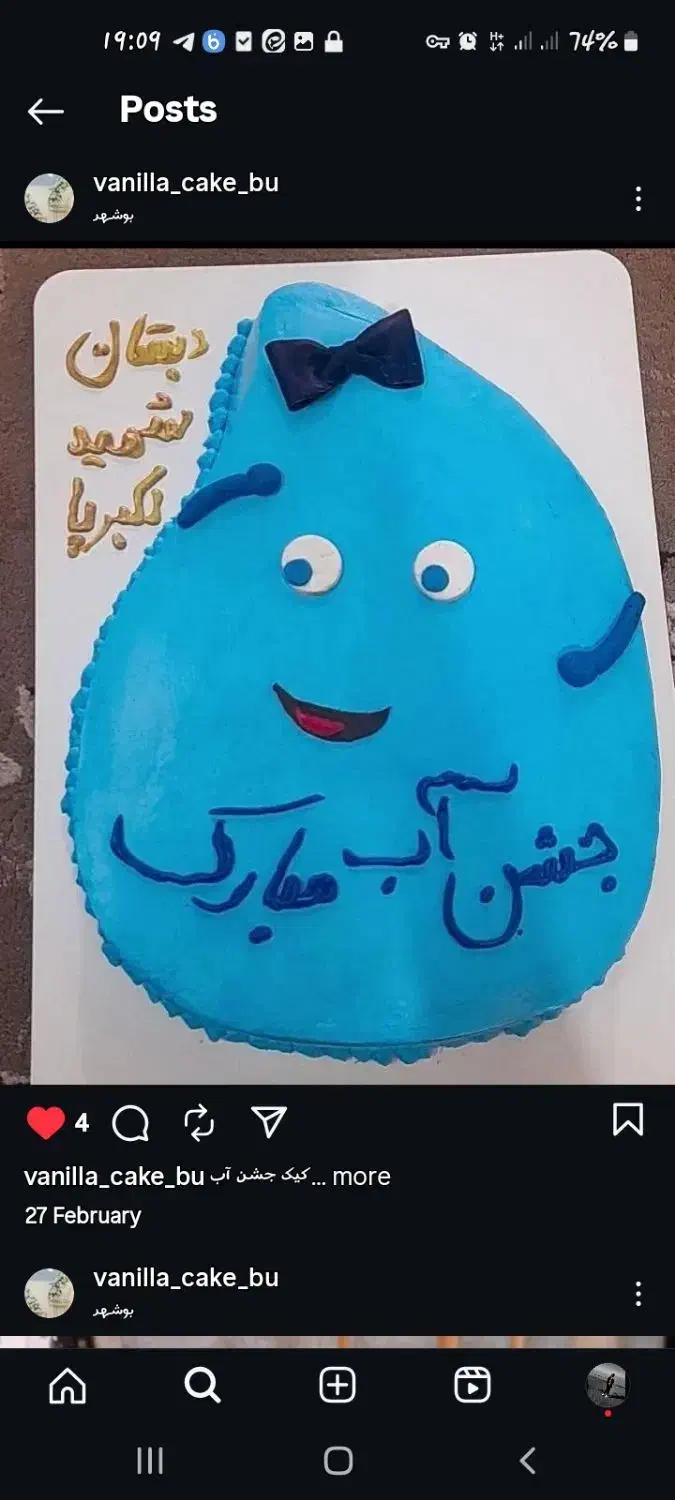 کیک خانگی عالیشهر|خوردنی و آشامیدنی|بوشهر, |دیوار