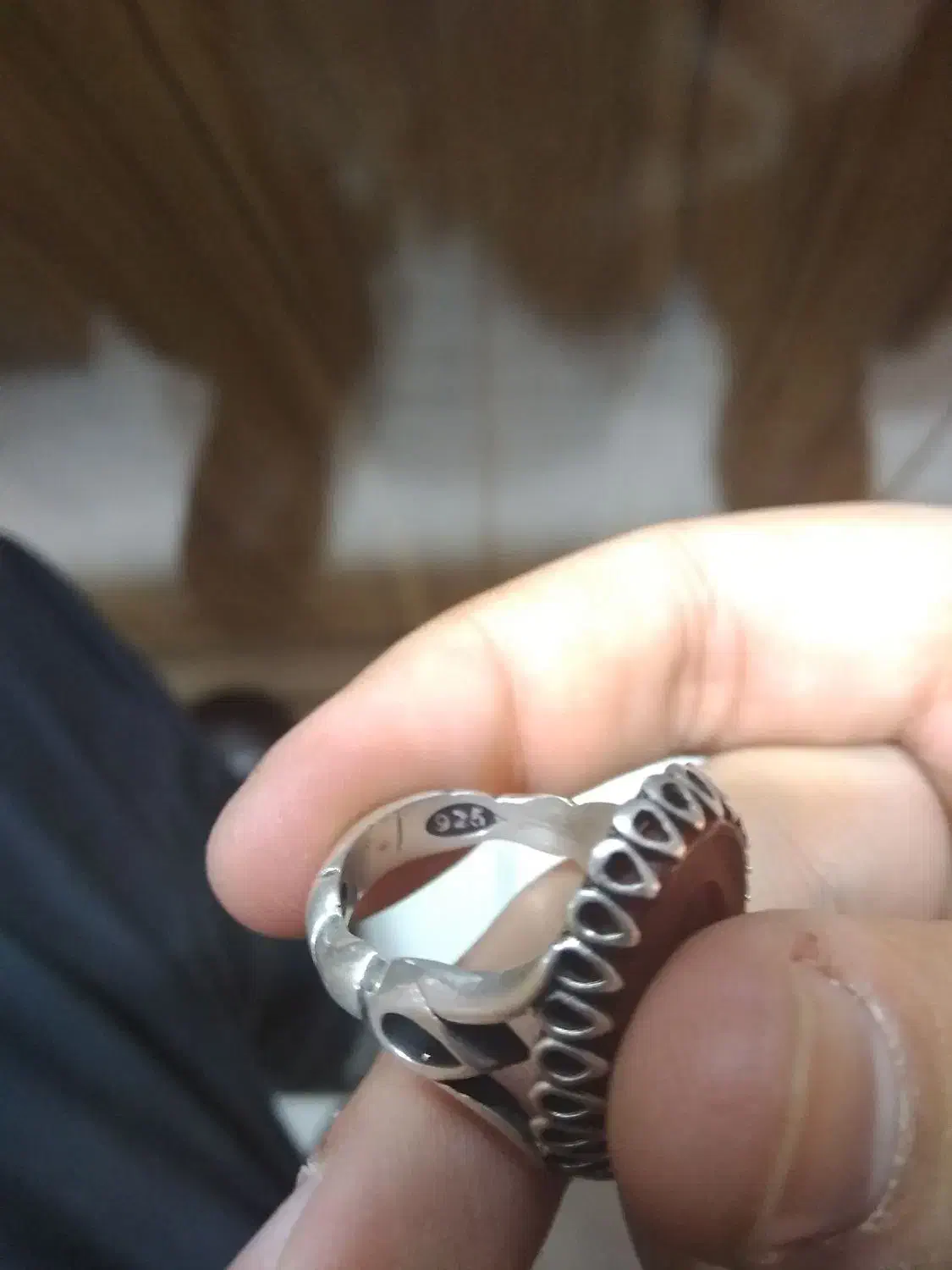 انگشتر نقره عقیق خراسانی|جواهرات|بیرجند, |دیوار