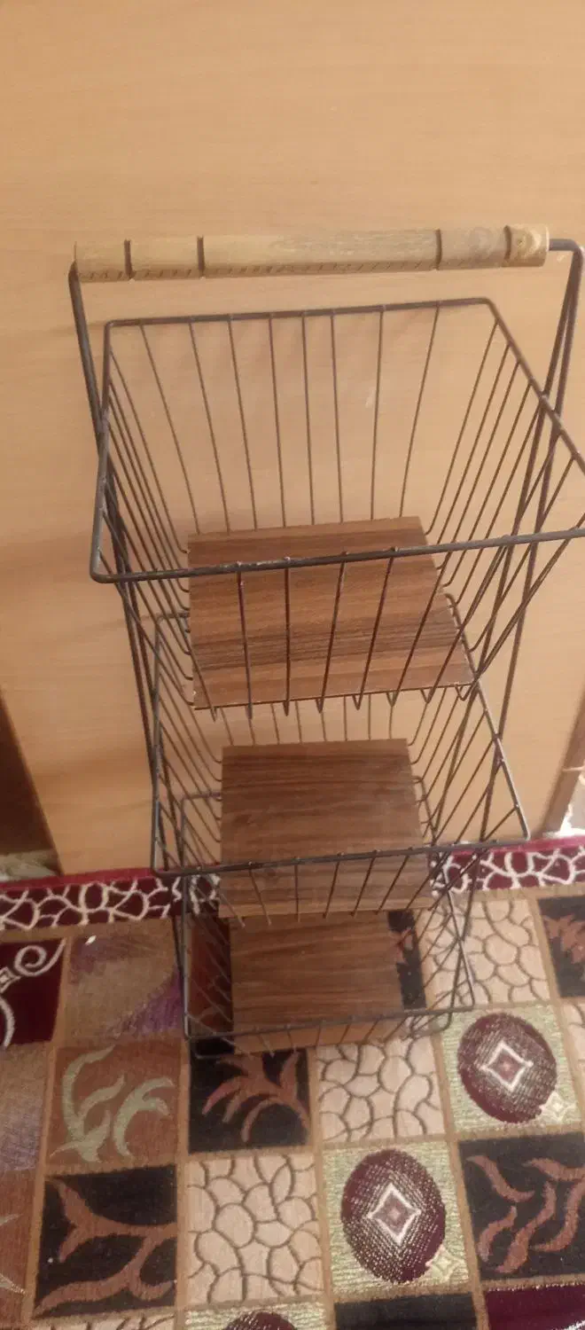 سبد سیب وپیاز نو،سه طبقه|آبچکان و نظمدهنده ظروف|زاهدان, |دیوار