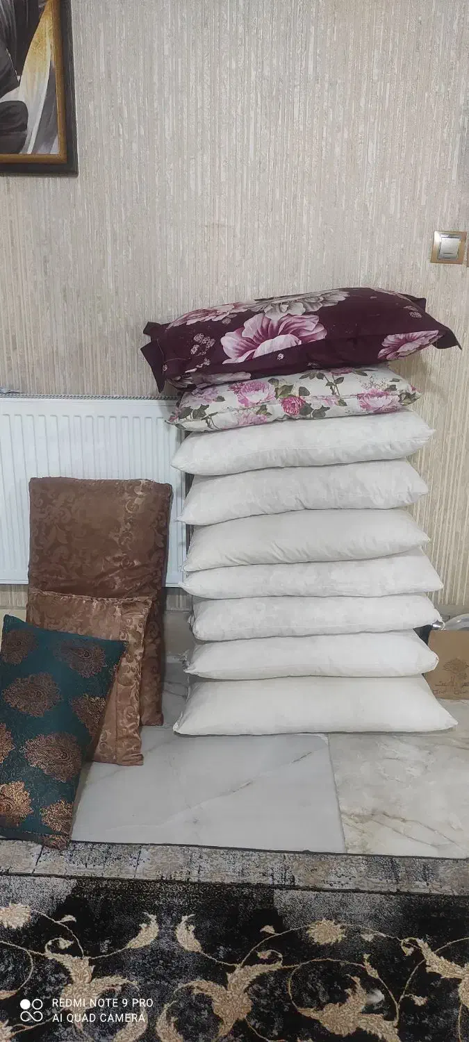 بالشت زیر سری|رختخواب، بالش، پتو|زاهدان, |دیوار