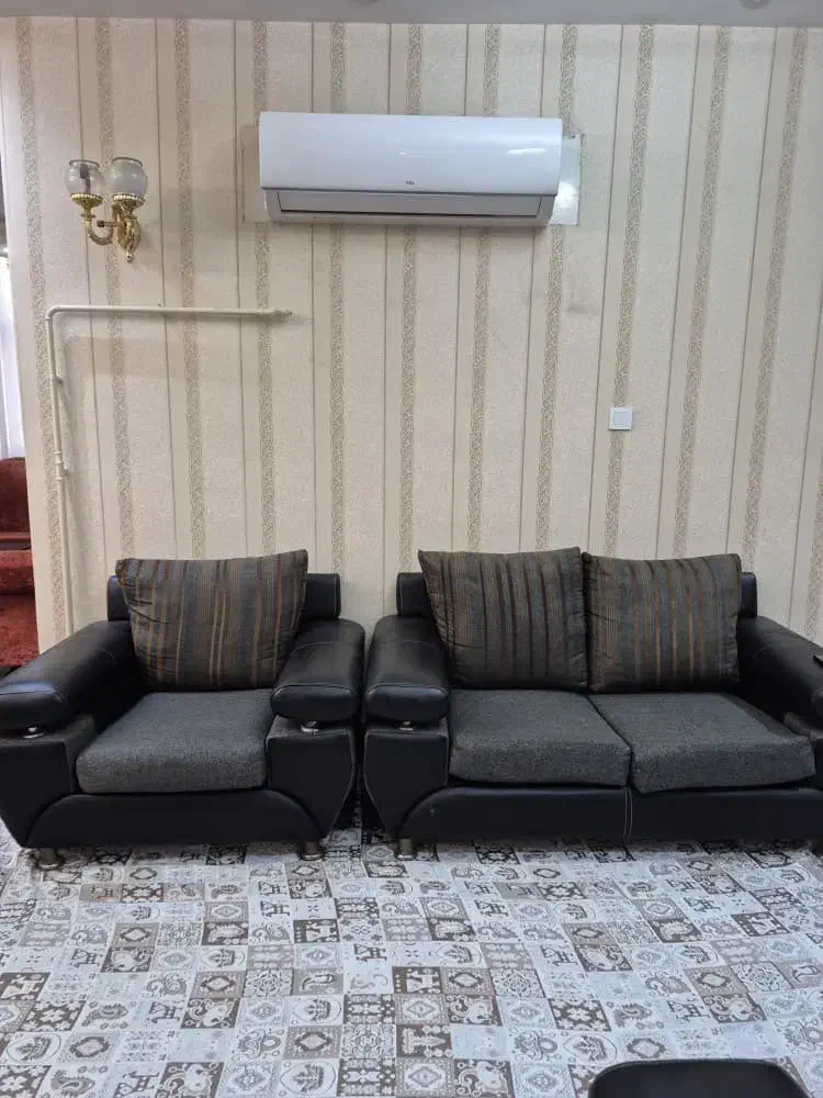 یه دست مبل ۷ نفره با جلو مبلی کامل|مبلمان خانگی و میز عسلی|لنگرود, |دیوار
