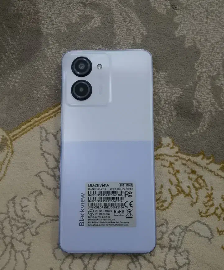 بلک ویو کالر ۸ - ۸+۸گیگ رم - ۱۲۸ - یکماه کارکرد|موبایل|تهران, فلسطین (میدان انقلاب)|دیوار