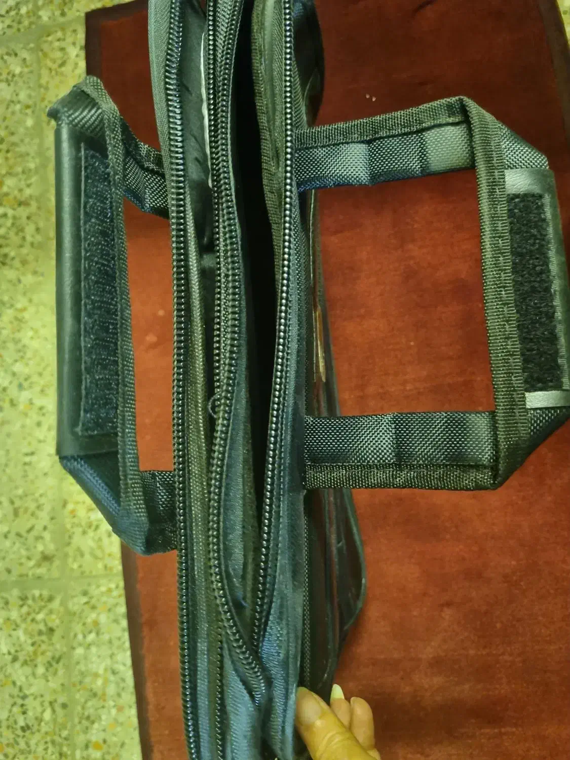 کیف اداری ۴جیب دسته چسبدار مشکی اسپرت برزنتی|کیف، کفش، کمربند|اصفهان, شیخ اشراق|دیوار