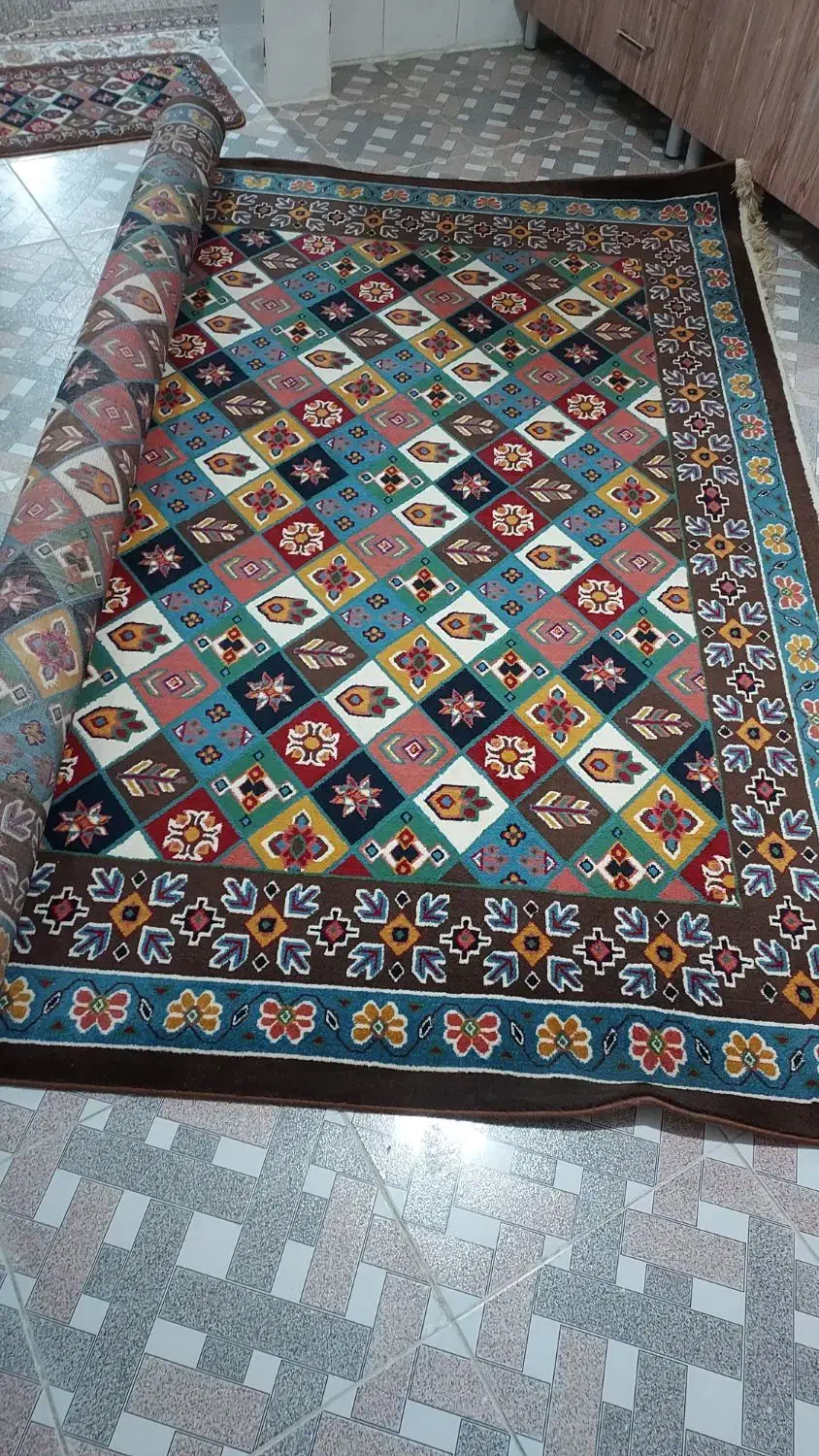 گلیم فرش اشپزخانه|گلیم، جاجیم، گبه|همدان, |دیوار