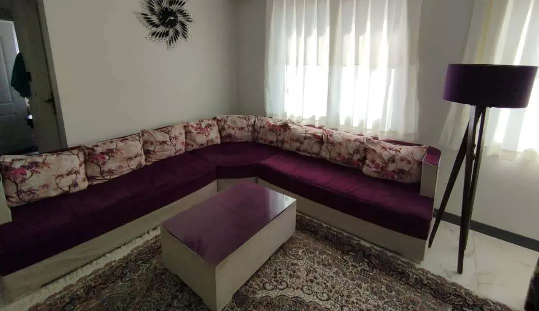 مبل 8 نفره با آباژورِ ست و جلو مبلی|مبلمان خانگی و میز عسلی|تهران, امام زاده عبدالله|دیوار