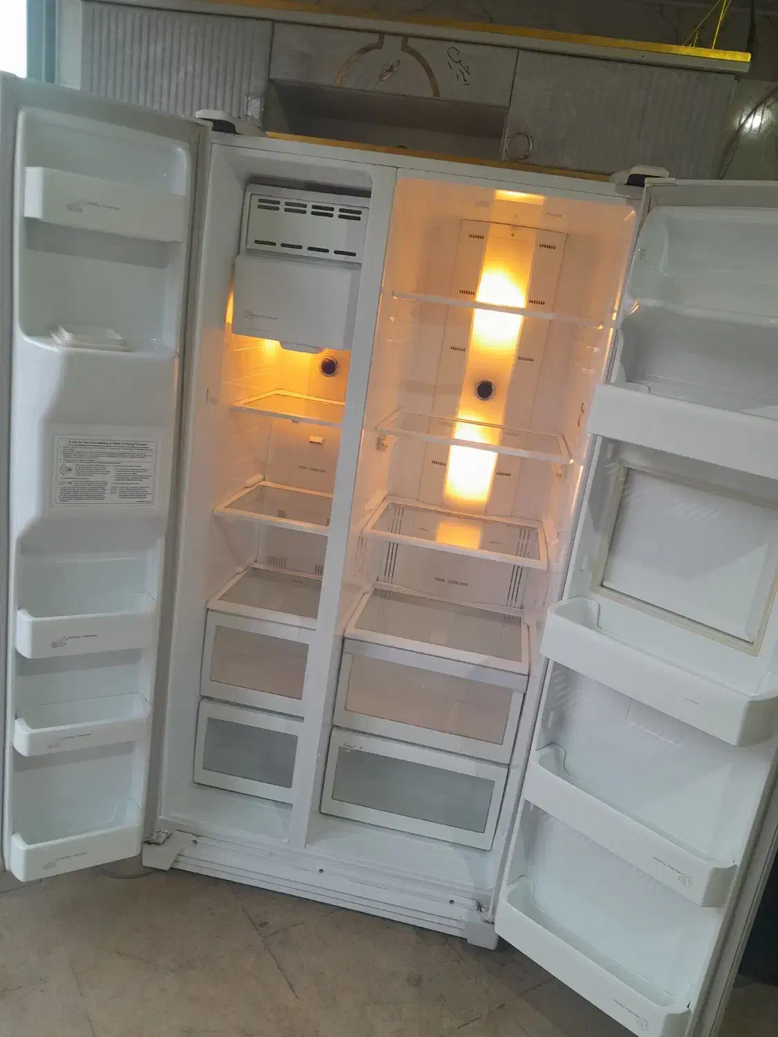 یخچال ساید سامسونگ درحدخشک سمساری کوهکن فلکه بسیج|یخچال و فریزر|زابل, |دیوار