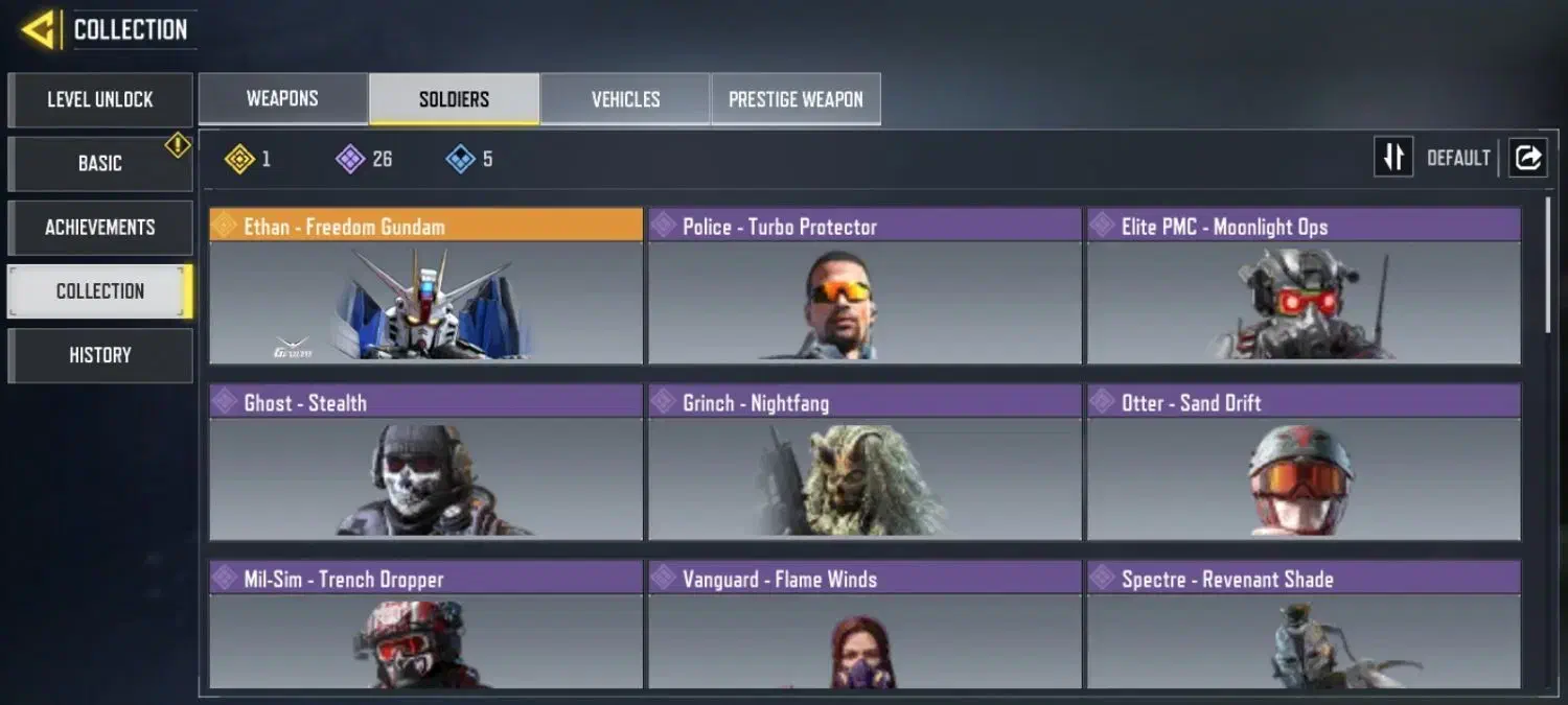 اکانت کالاف دیوتی موبایل|کنسول، بازی ویدئویی و آنلاین|شهرضا, |دیوار