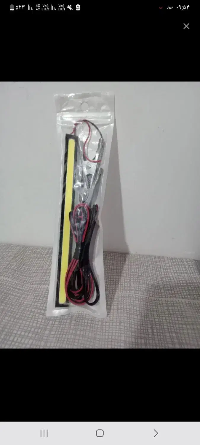 چراغ ال ای دی و سیم و گیره سوسماری|ریسه و چراغ تزئینی|ساوه, |دیوار