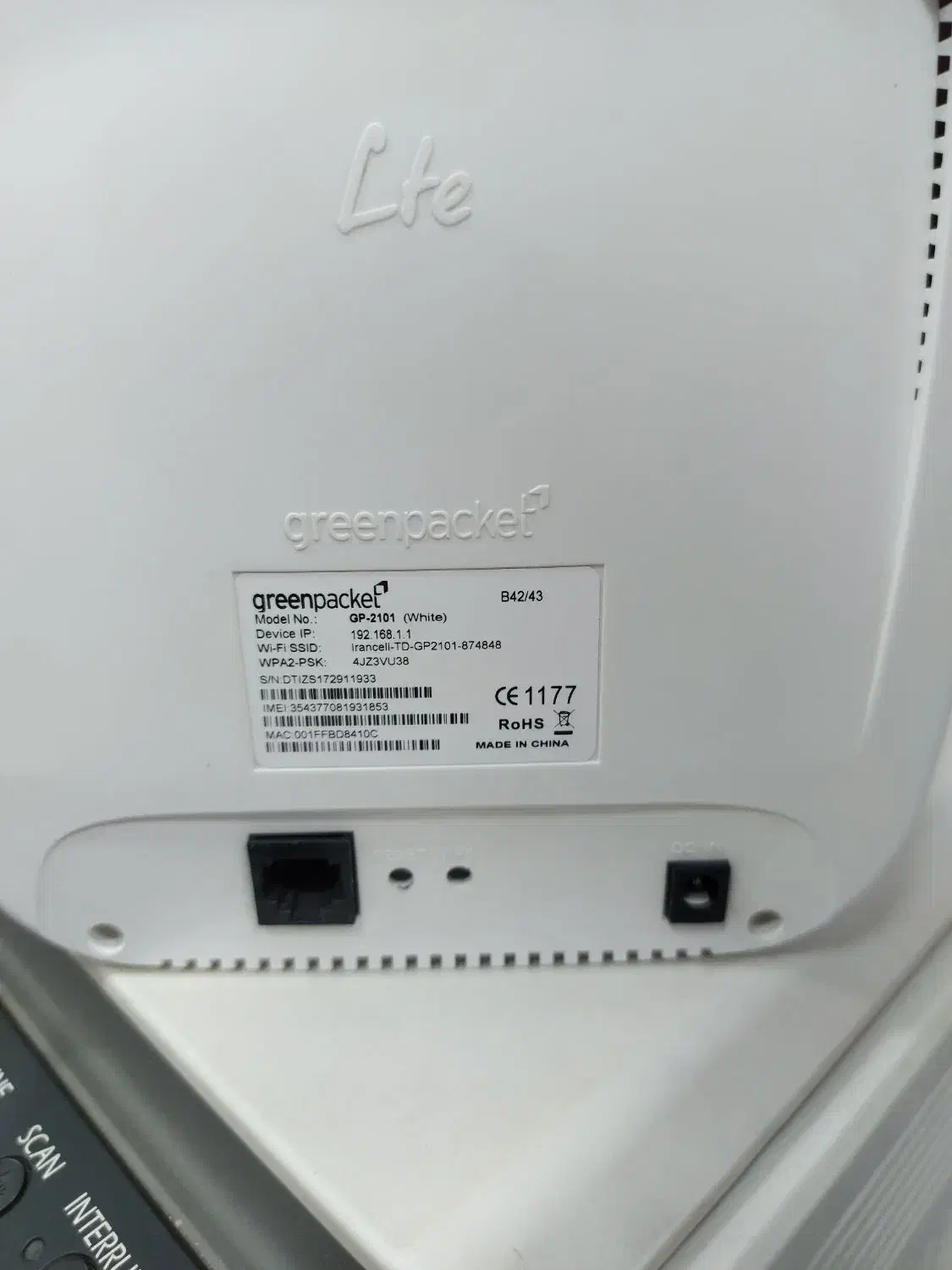 مودم سیمکارتی ایرانسل TD-LTE مدل GP-2101|مودم و تجهیزات شبکه|کرمانشاه, |دیوار