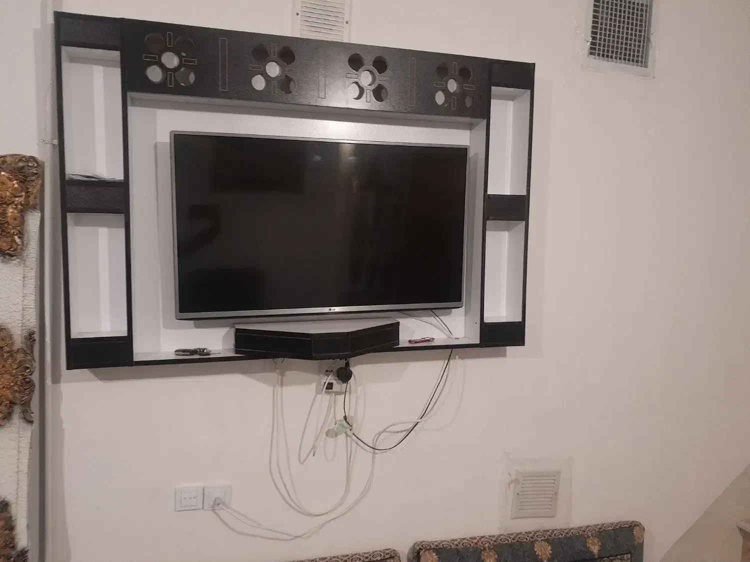 میز تلویزین کابینت زمینی دیواری|میز تلویزیون|درگزین, |دیوار