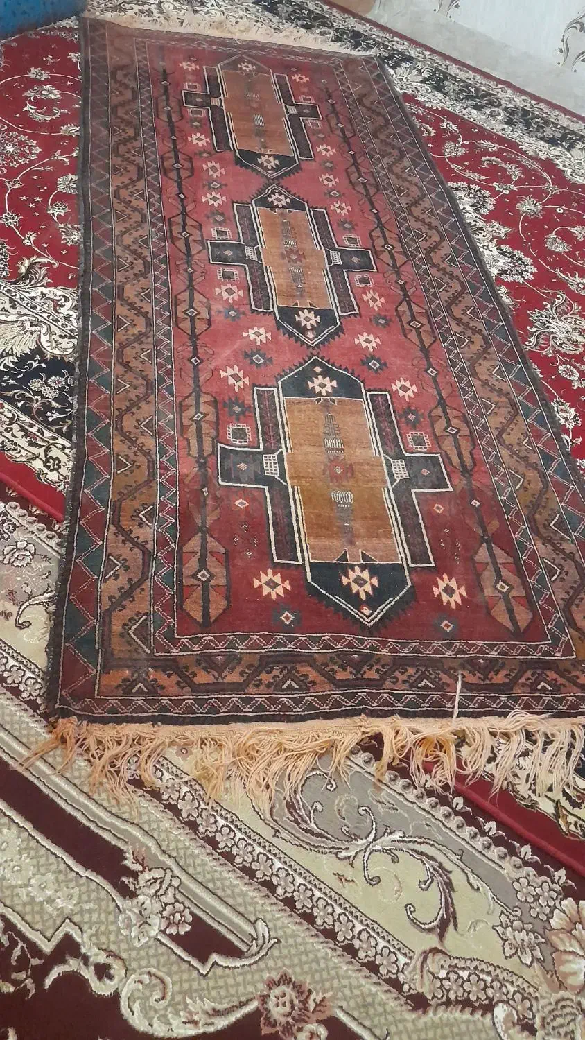 قالی دست باف|گلیم، جاجیم، گبه|کرباسک, |دیوار