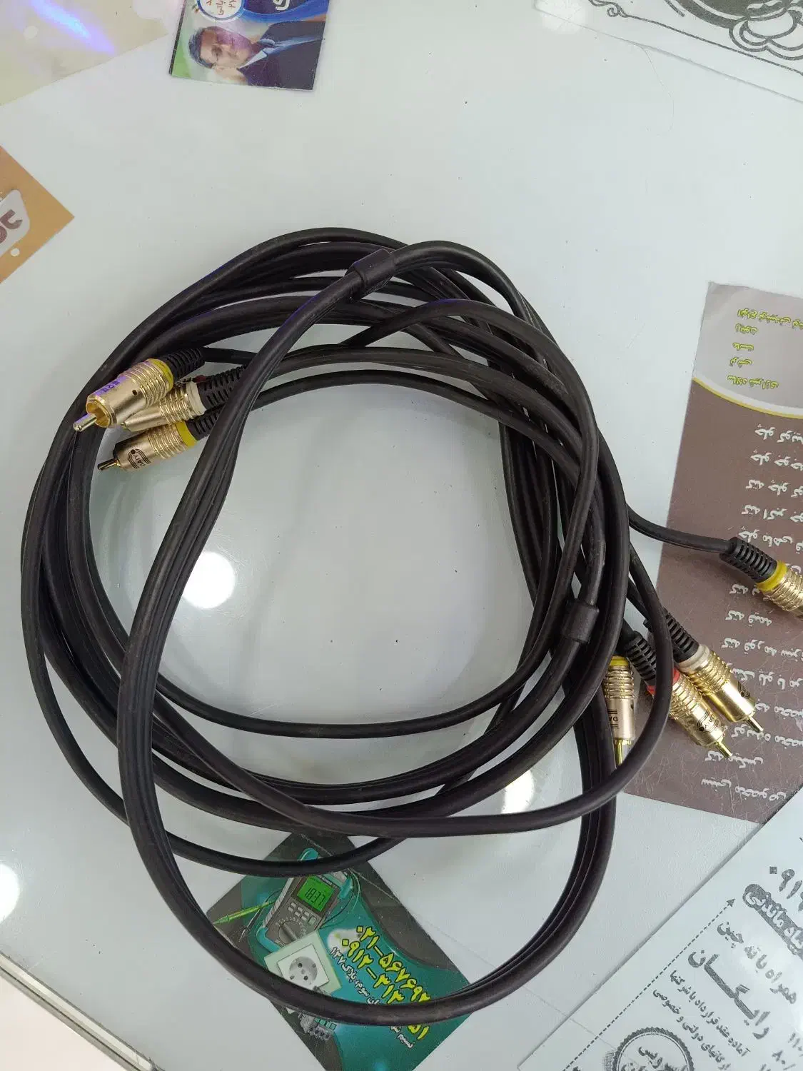 تقسیم برق کابل RCA DAIYO سیم اسپیکر|قطعات یدکی و لوازم جانبی|رباط‌کریم, رباط‌کریم|دیوار