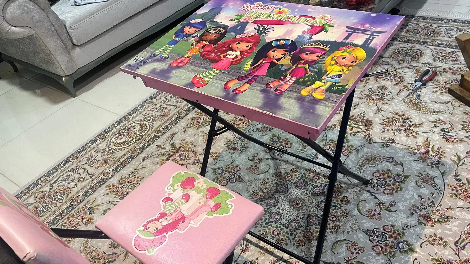 میز و صندلی تاشو کودک|تخت و صندلی بچه|فردیس, فردیس|دیوار