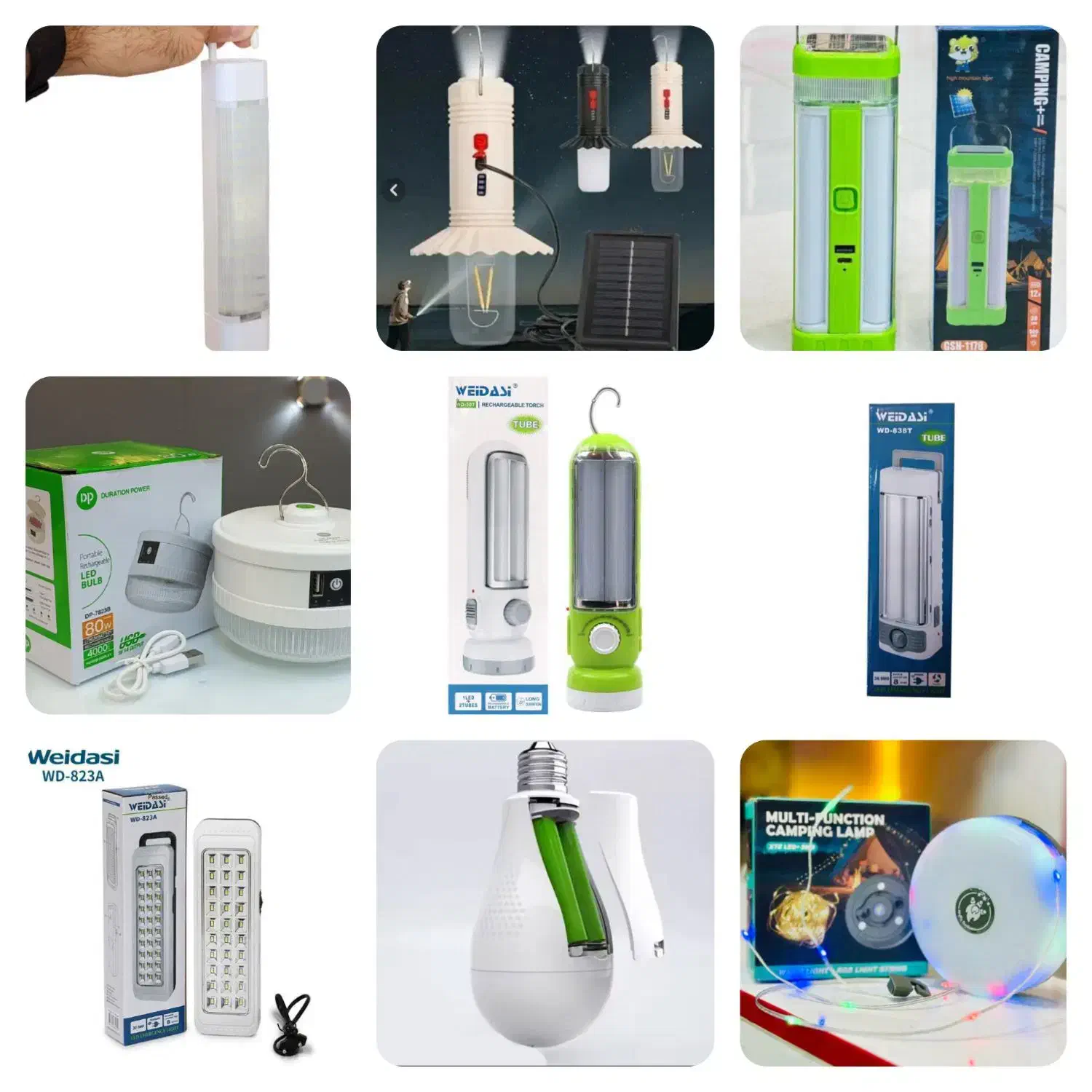 مهتابی شارژی اضطراری لامپ ریسه رقص نور کمپینگ|لامپ و چراغ|مشهد, سپاد|دیوار