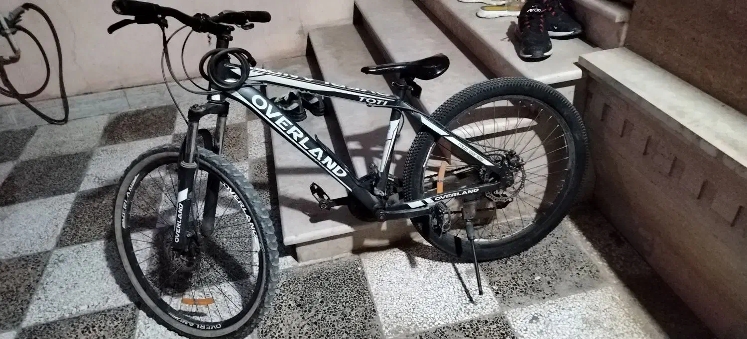 دوچرخه اورلند ترمز دیسکی تمیز  لاستیک خوب|دوچرخه، اسکیت، اسکوتر|کلاله, |دیوار