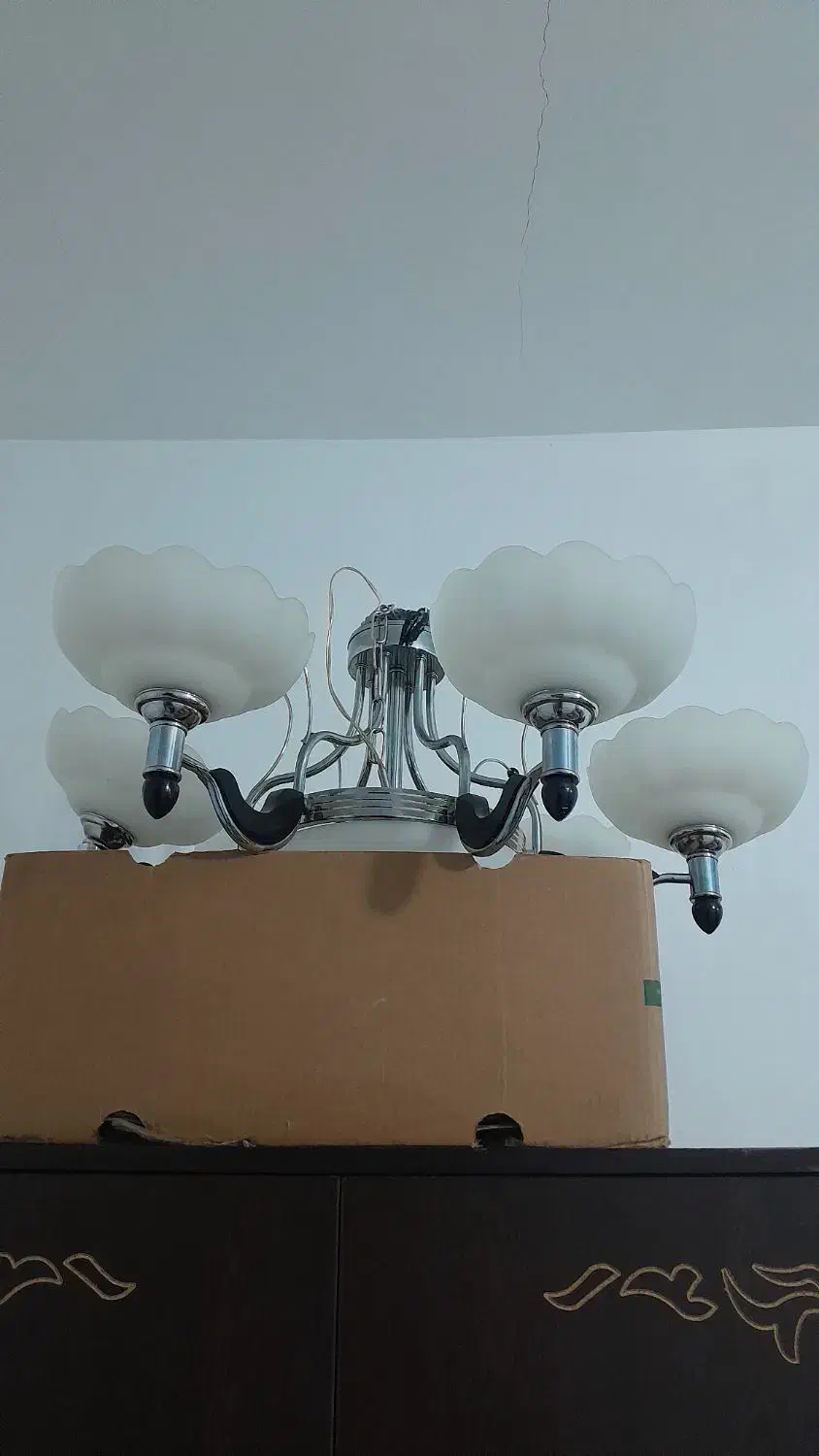 لوستر|لوستر و چراغ آویز|آبادان, |دیوار