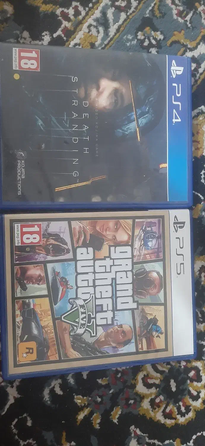 دیسک سونی ۵ و ۴ جی تی ای وی|کنسول، بازی ویدئویی و آنلاین|محمدیه-قزوین, |دیوار