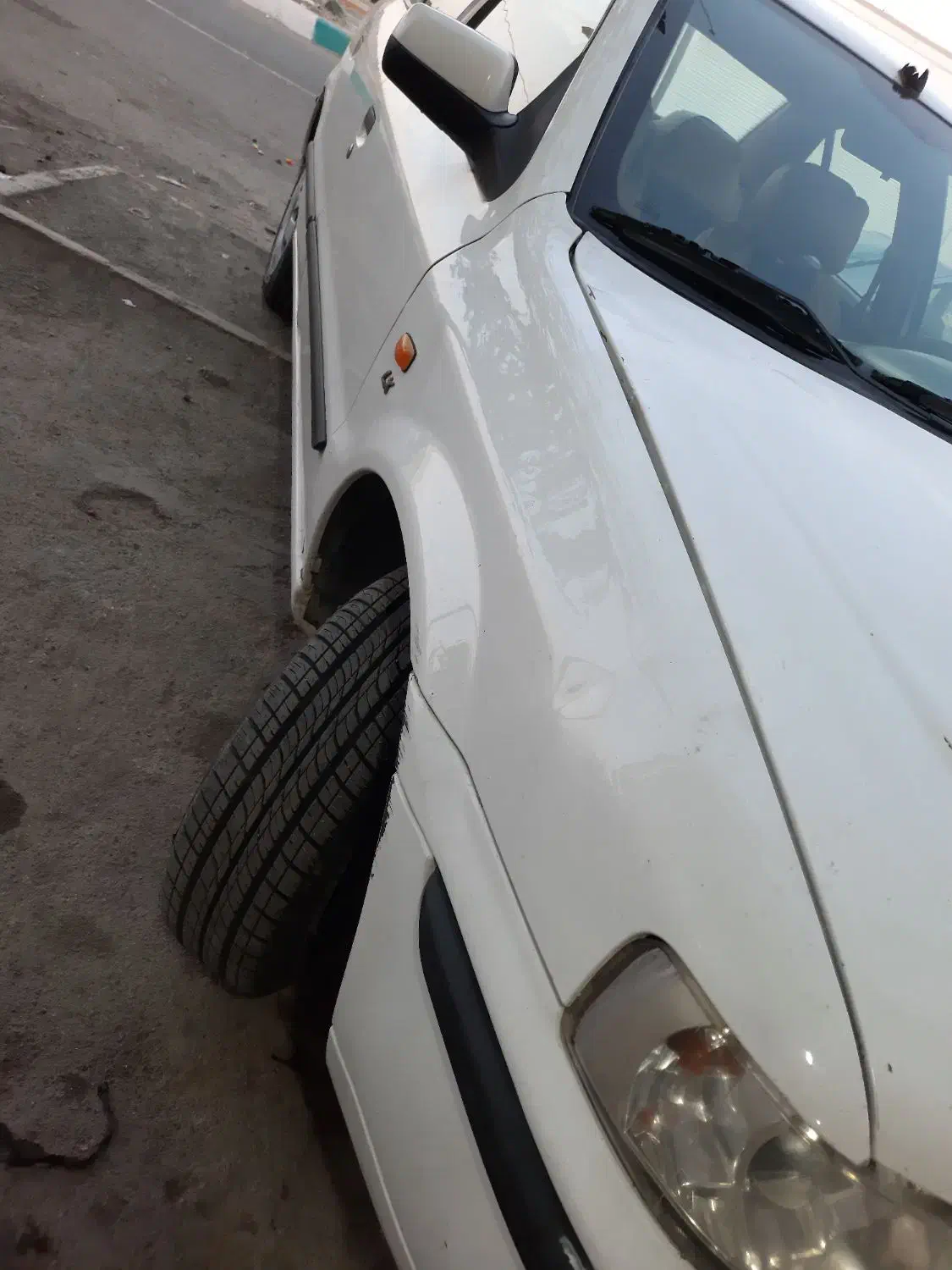 سمند مدل ۹۵سفید|خودرو سواری و وانت|بردسکن, |دیوار