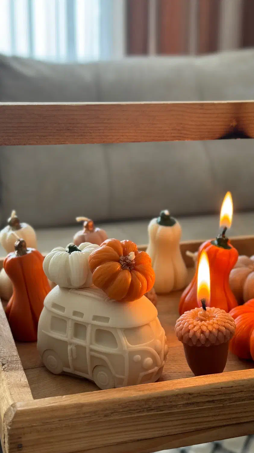 شمع پاییزی|صنایع دستی و سایر لوازم تزئینی|هشتگرد, هشتگرد قدیم|دیوار