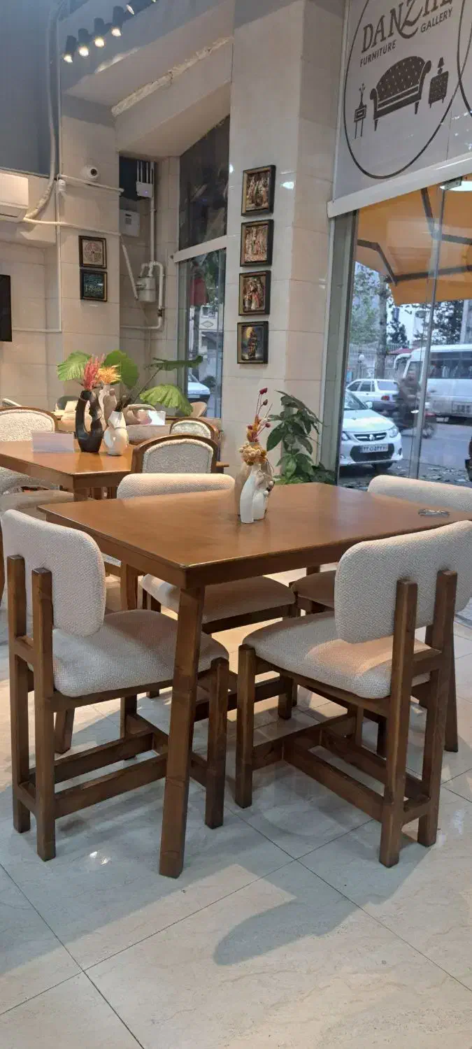 غذاخوری اقساطی مدل H|میز و صندلی غذاخوری|رشت, استقامت ۱|دیوار