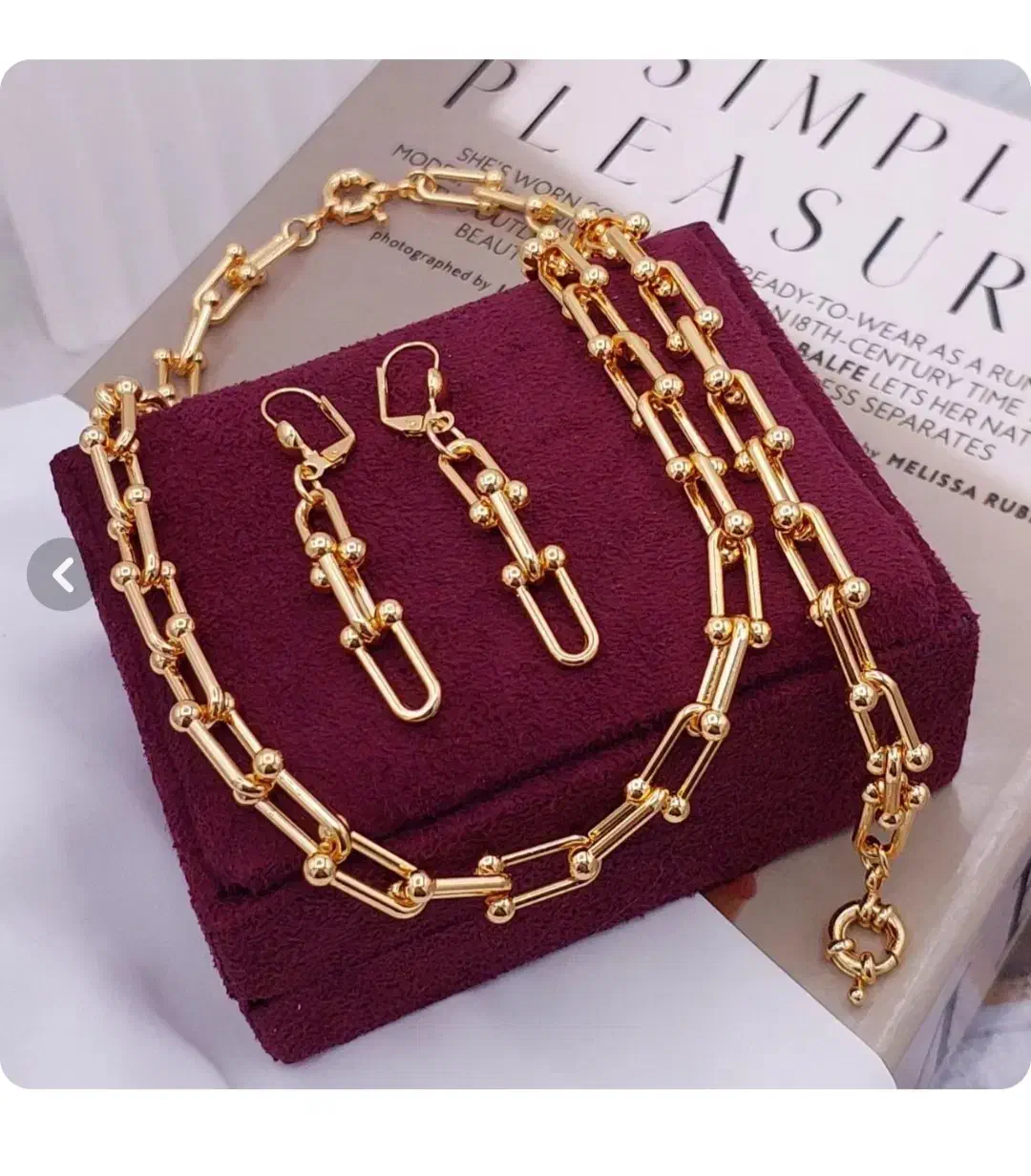 گردنبند گوشواره و انگشتر تیفانی استیل|بدلیجات|رشت, نامجو|دیوار