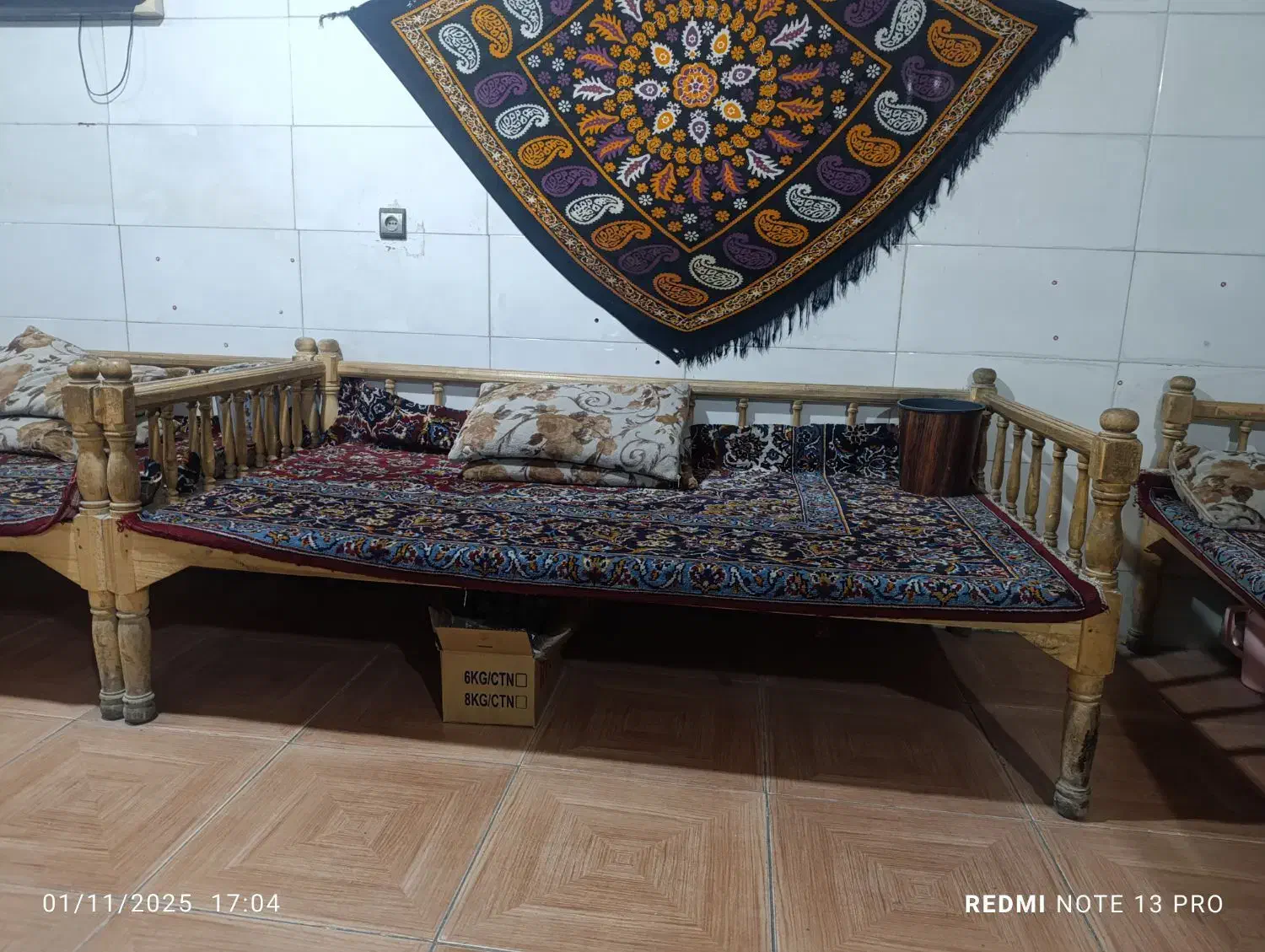 تخت چوبی|مبلمان خانگی و میز عسلی|پلدختر, |دیوار