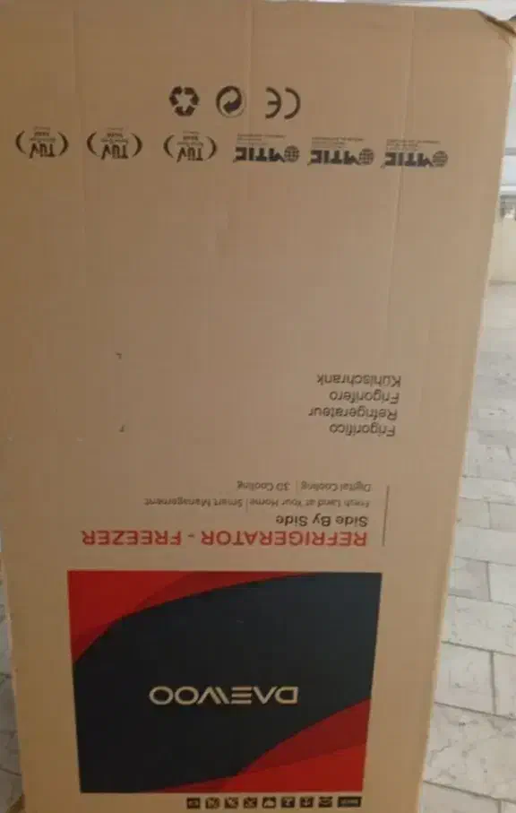 کارتن یخچال دوو|یخچال و فریزر|رباطکریم, پرندک|دیوار