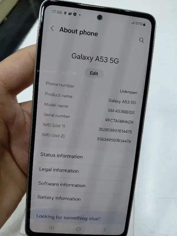 A53 rom8256GiG|موبایل|سمنان, |دیوار