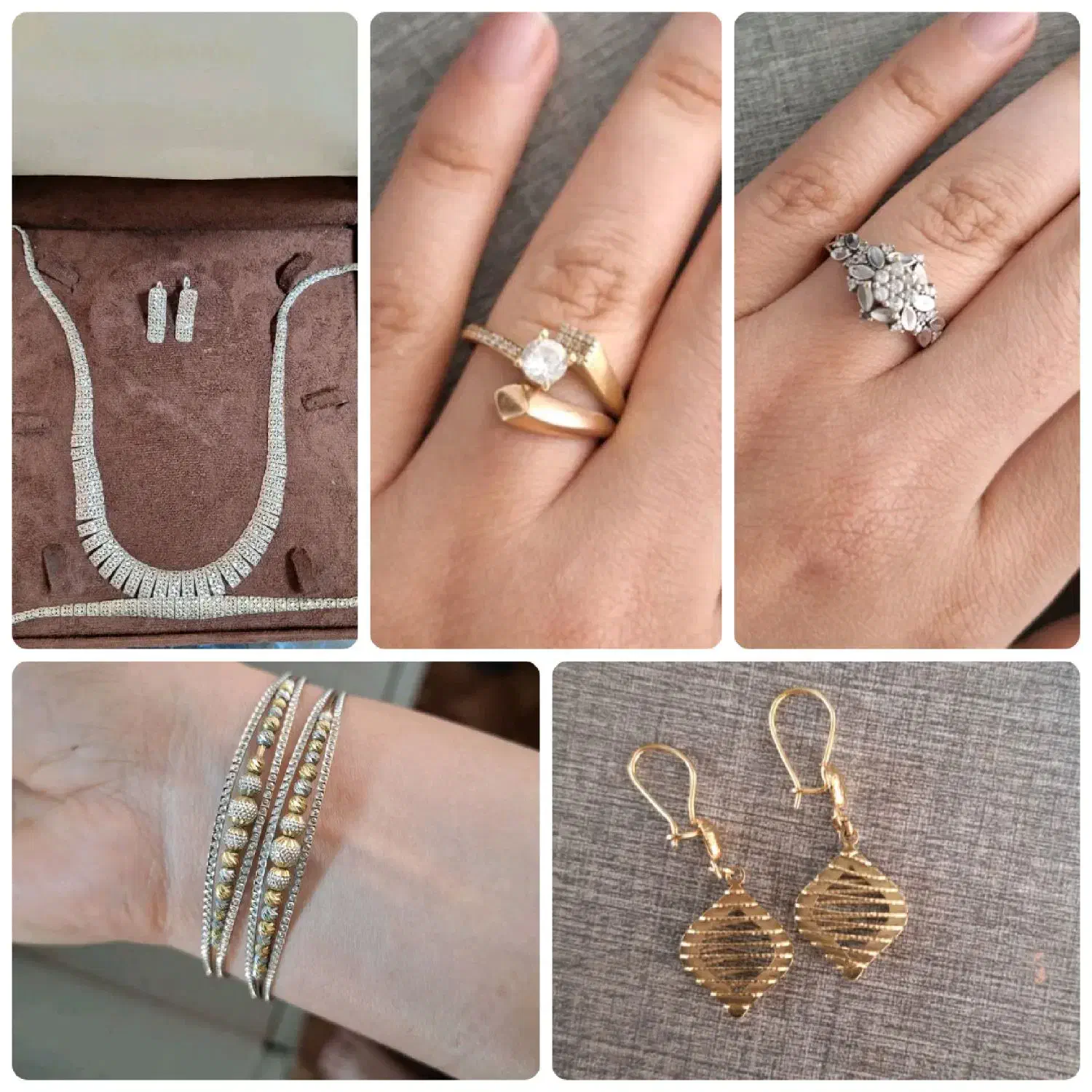 سرویس و انگشتر و گوشواره و النگو|جواهرات|قم, نیروگاه|دیوار