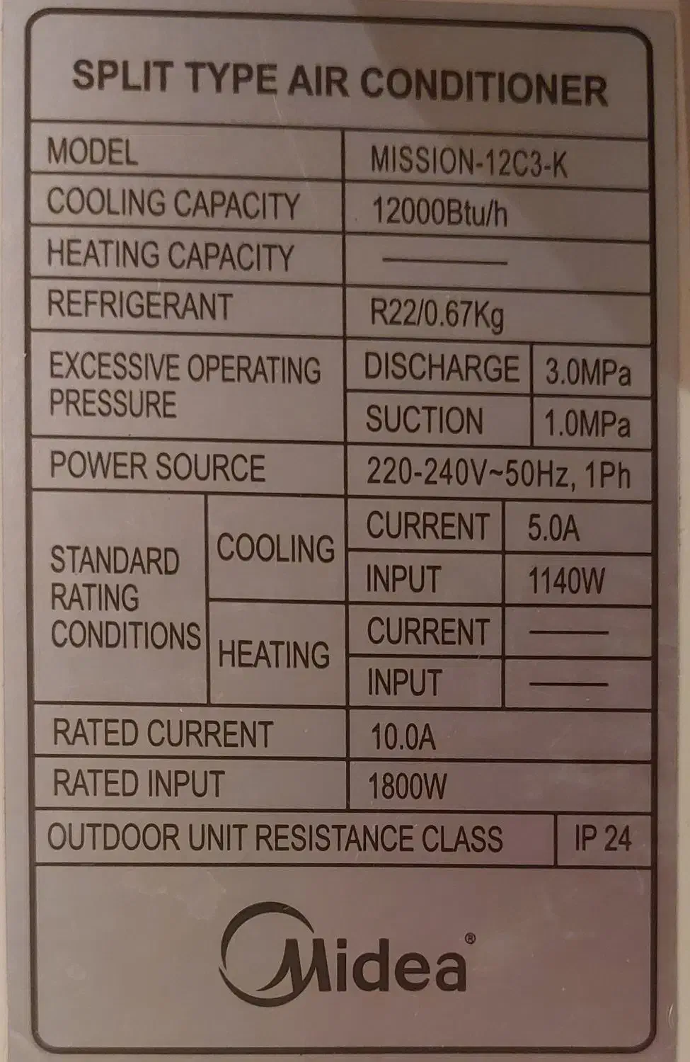 کولر گازی مدیا ۱۲۰۰۰|کولر گازی و فن‌کوئل|قم, باجک دو|دیوار
