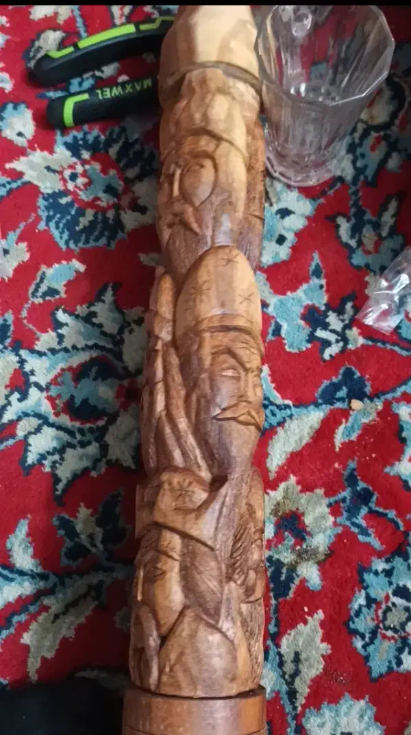 تنه قلیان چوب سرخه‌دار، رخ زده|کلکسیون و سرگرمی|گرگان, |دیوار