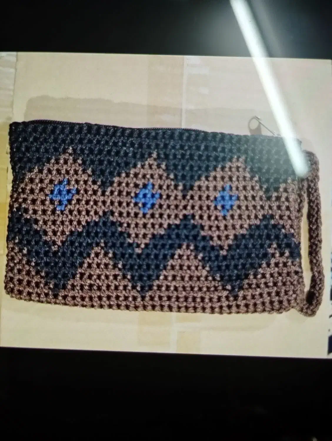 کیف پول زنانه دست بافت|کیف، کفش، کمربند|جهرم, |دیوار