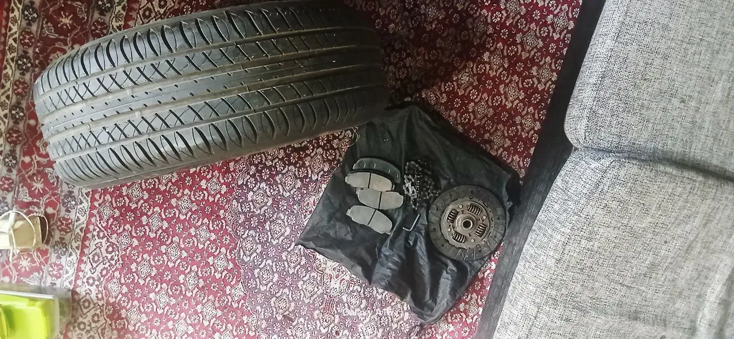 لاستیک شماره ۹۰درصد۹۰ لنت مزداودیسکصفه پراید|قطعات یدکی و لوازم جانبی|قزوین, |دیوار