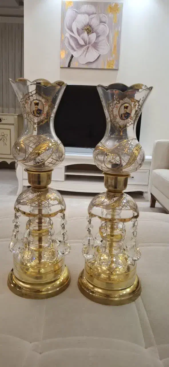 شمعدان لاله عباسی|لوستر و چراغ آویز|همدان, |دیوار