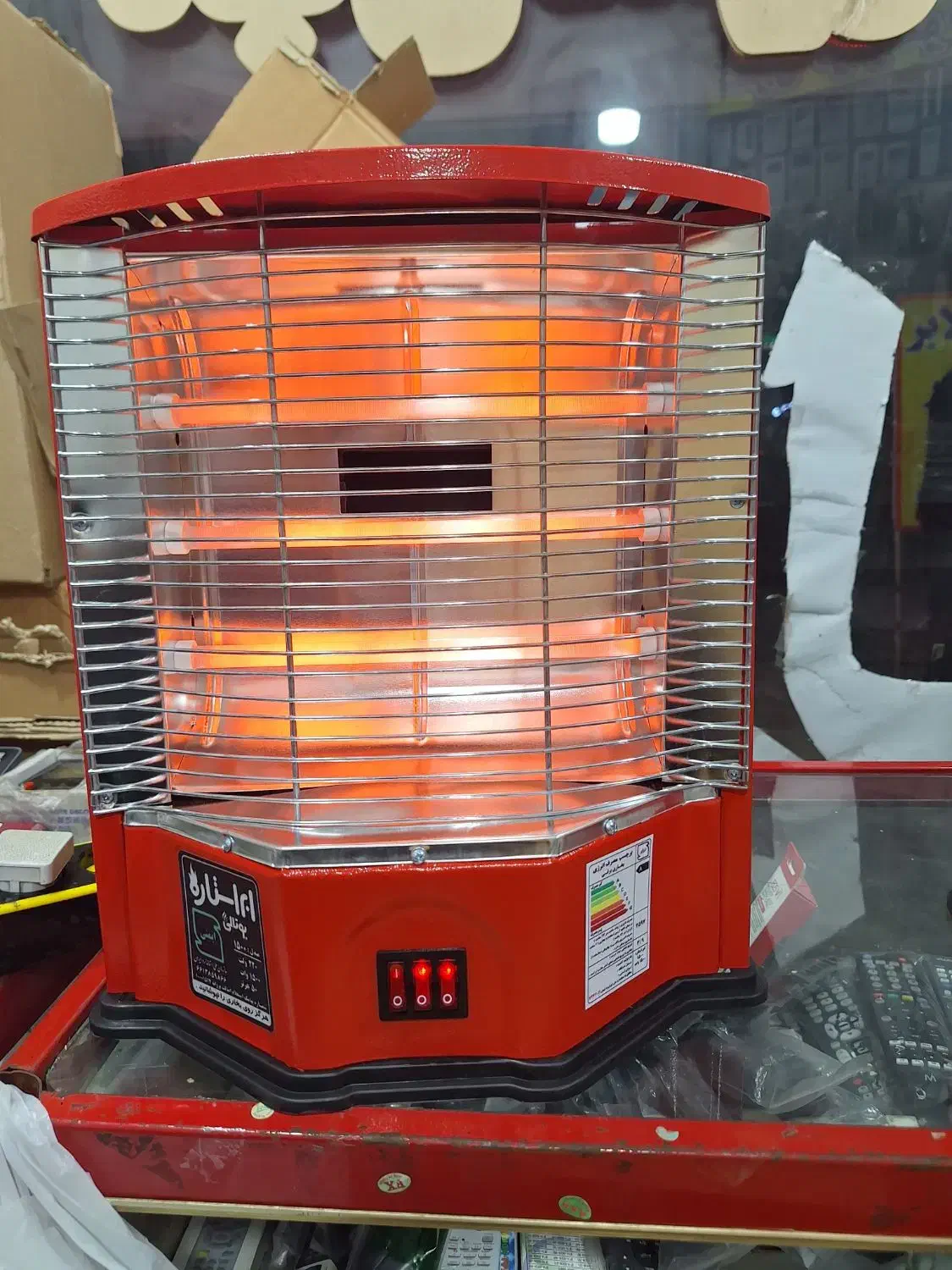 هیتر برقی بخاری ابرستار فن دار|بخاری، هیتر، شومینه|اهواز, کوی سعدی|دیوار