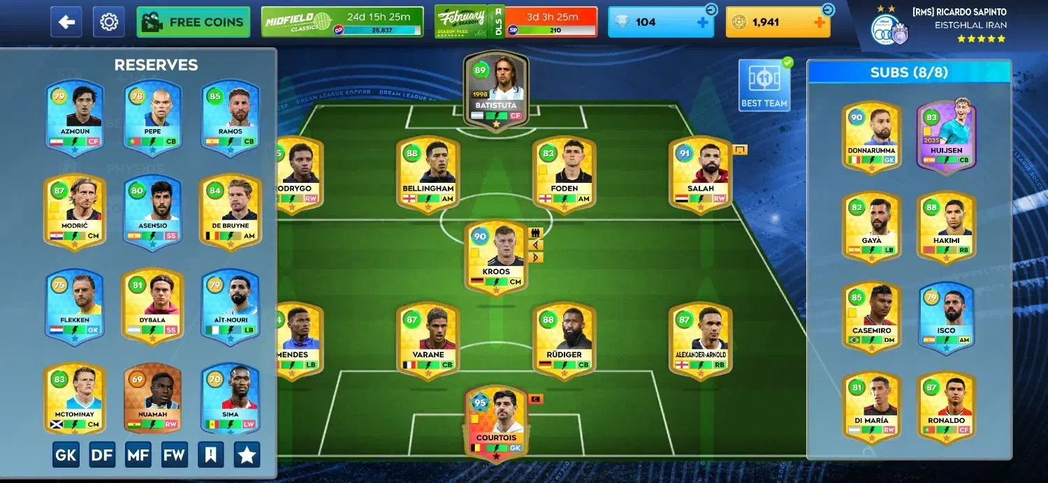 اکانت دریم لیگ|کنسول، بازی ویدئویی و آنلاین|ماهدشت, |دیوار