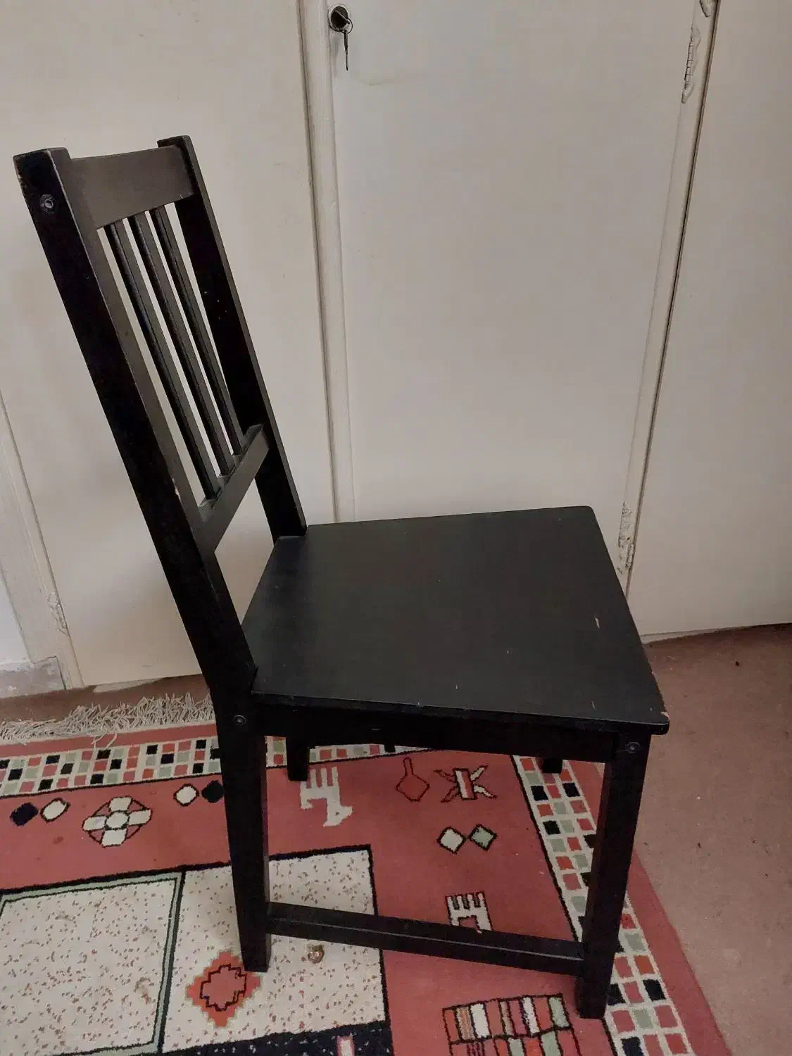 صندلی چوبی مسکی ایکیا|میز و صندلی غذاخوری|کیش, |دیوار