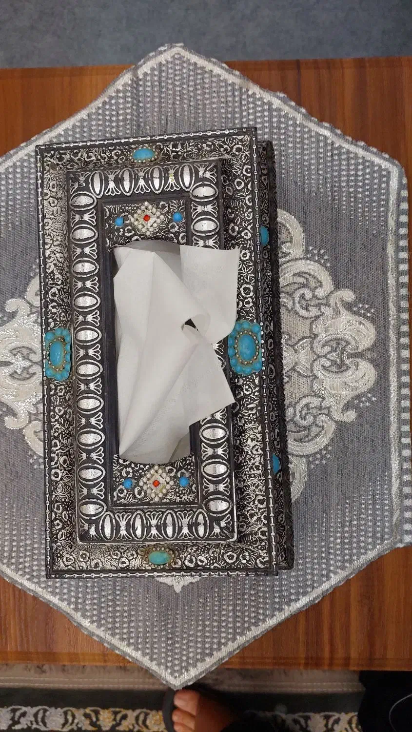 دو عدد جا دستمال کاغذی|صنایع دستی و سایر لوازم تزئینی|امیدیه, |دیوار